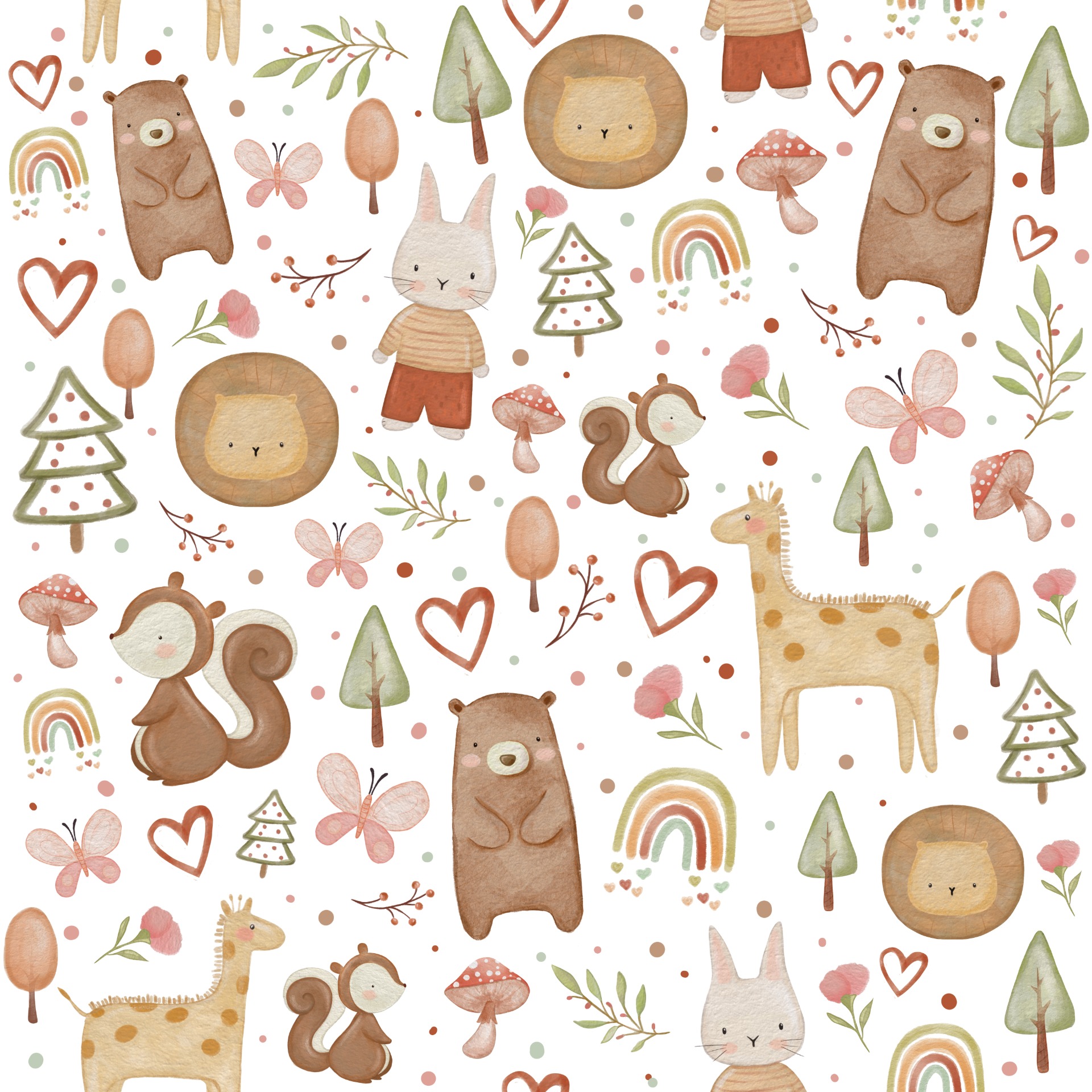 Estampa animal infantil