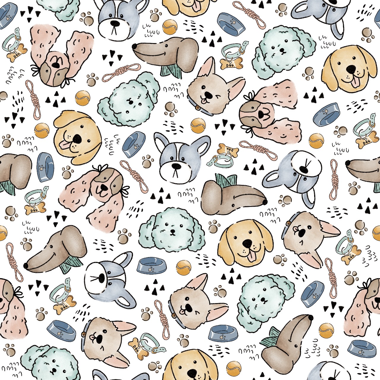 Desenvolvimento de estampa para a Mahuna pet